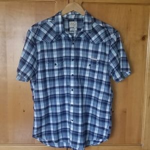Lucky Brand -New collared short sleeve button down
